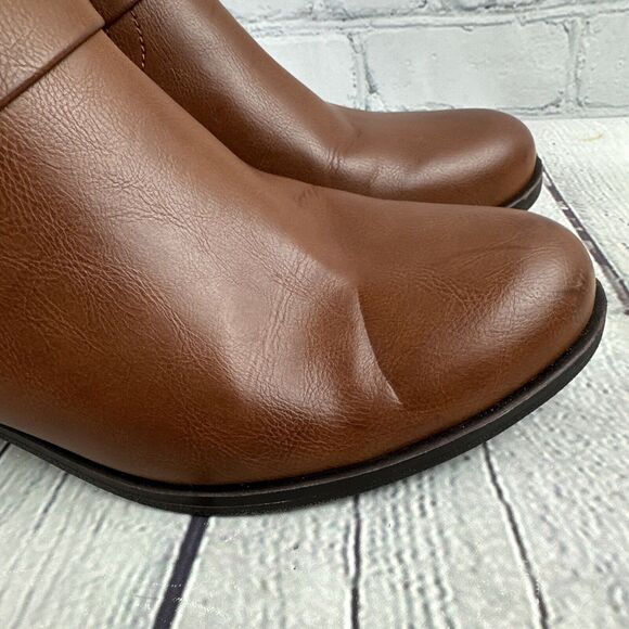 Frye and Co Elodie Boots Brown Womens Faux Leather US Size 9 M - Picture 7 of 10